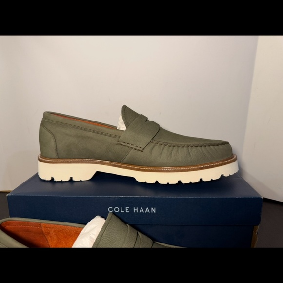 Cole Haan American Classics Penny Loafers C37891 Tea Leaf/Egret Mens 13M main image 12